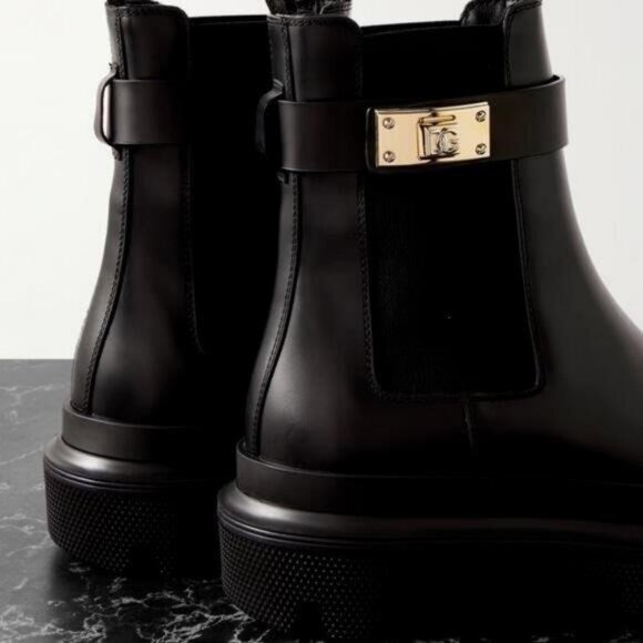 New Authentic Dolce&Gabbana Lug Sole Chelsea Boot Women’s Shoes - Picture 4 of 9
